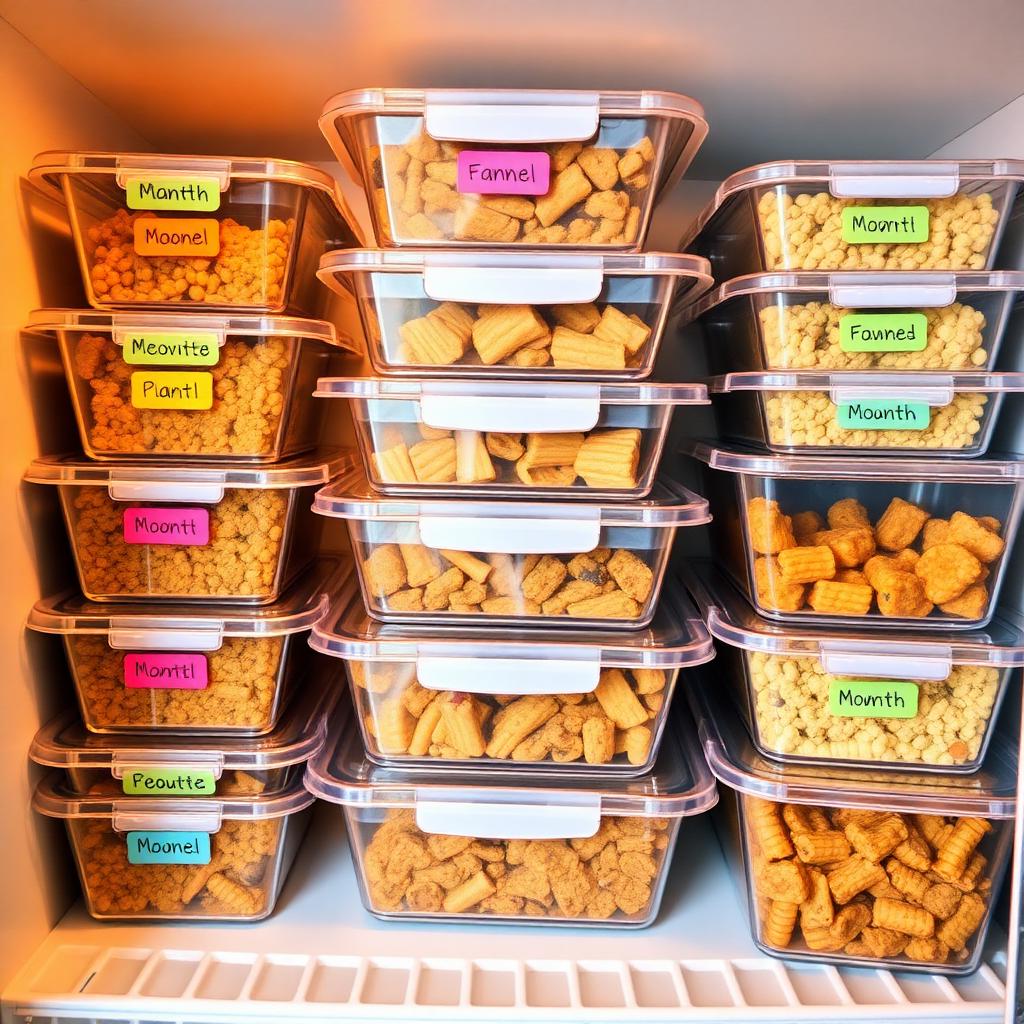 Guía de Freezer — Cómo Congelar 1 Mes de Comidas